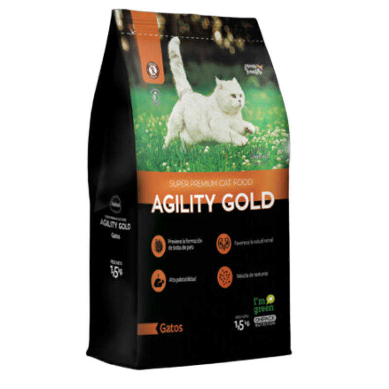 Agility Gold Gatos Bolsa x 1,5 Kilos