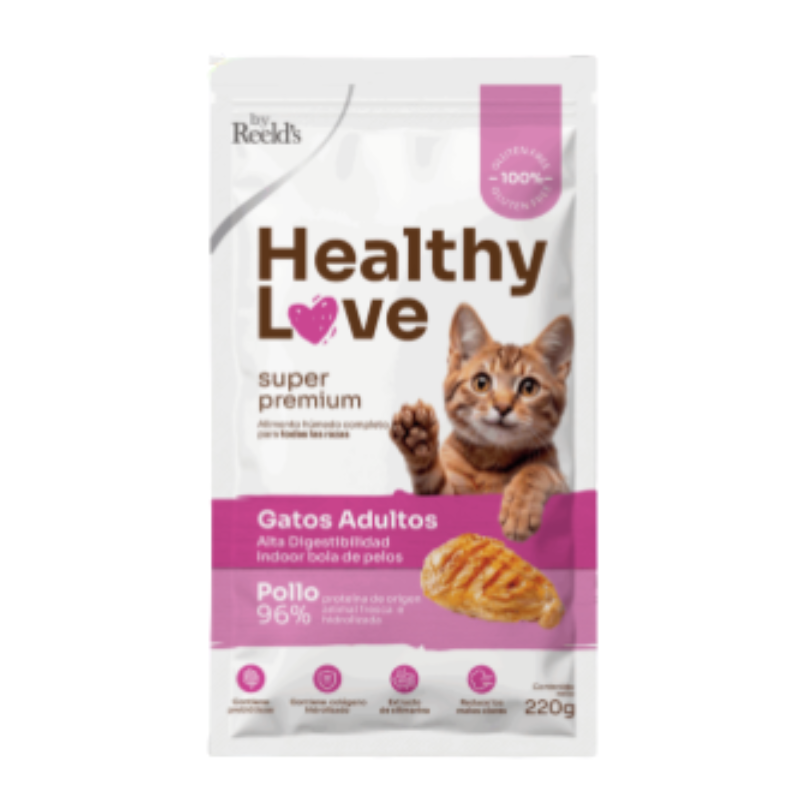 Healthy Love Gatos Adultos Pollo x 100 Gramos