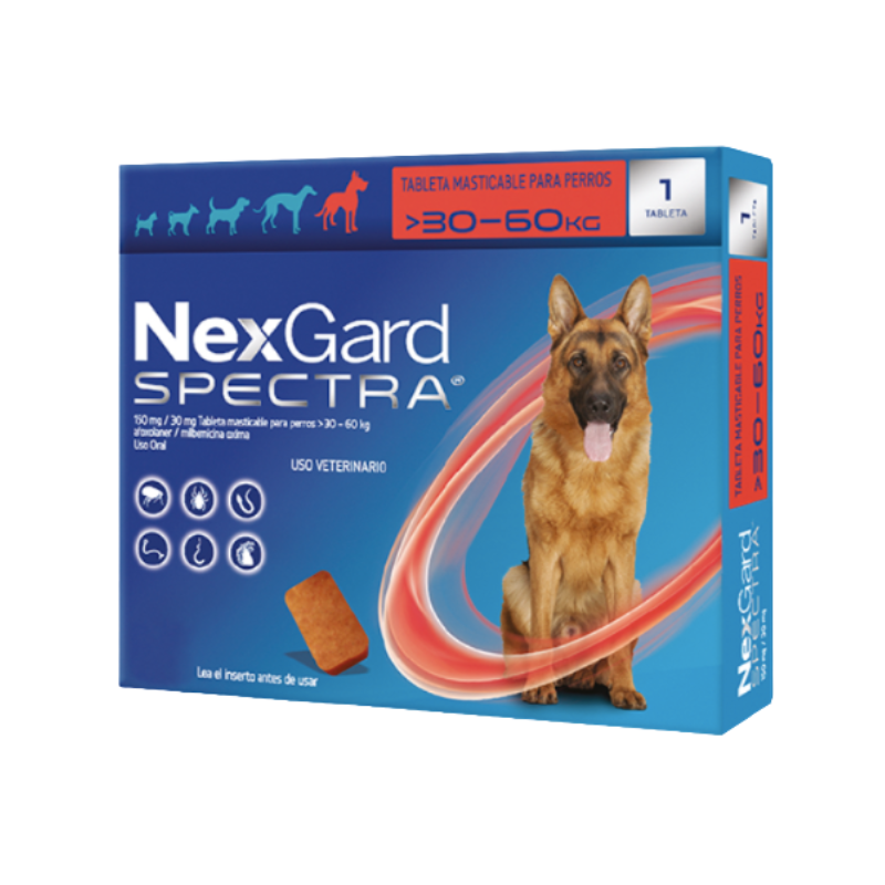 Nexgard Spectra XL (30-60 Kg) Caja x 1 Tableta