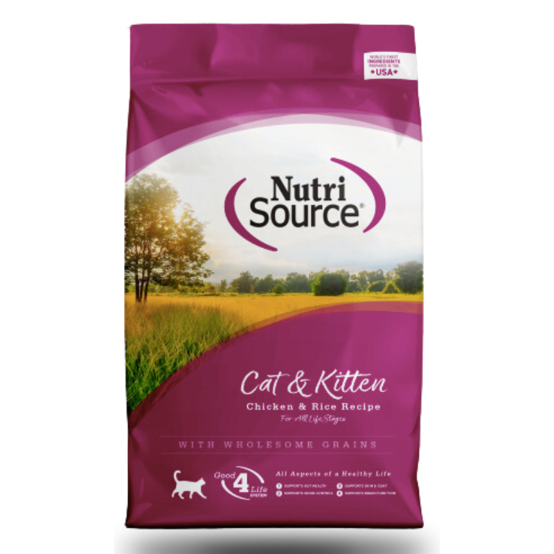 NutriSource Cat And Kitten (Chicken And Rice Recipe) Bolsa x 2,9 kilos