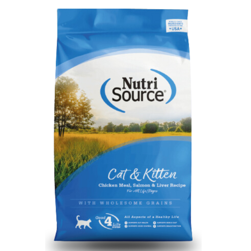 NutriSource Cat And Kitten (Chicken Meal, Salmon And Liver Recipe) Bolsa x 7,2 kilos