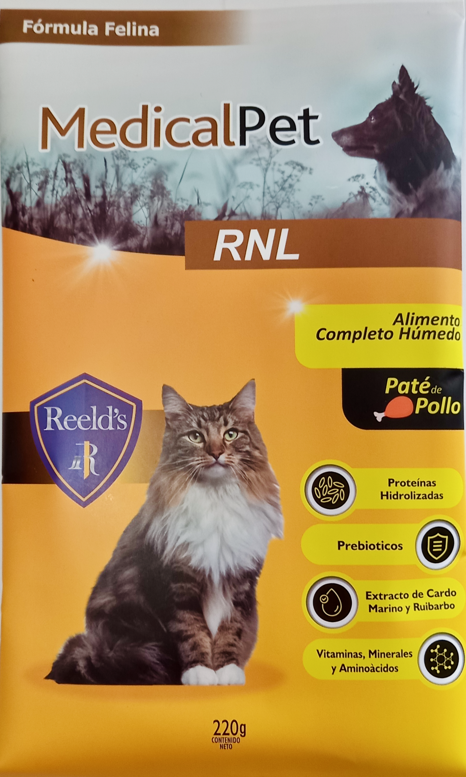 Medical Pet RNL Gatos Sobre x 220 Gramos