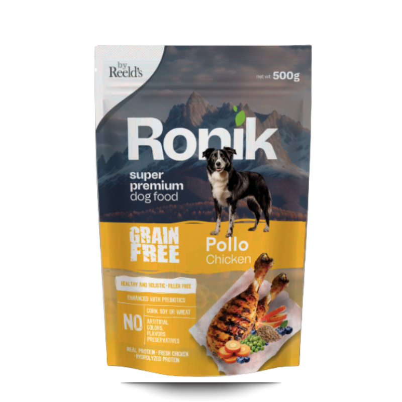 Ronik Grain Free Perros Pollo Sobre x 500gr